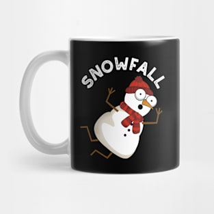 Snowfall Funny Snow Puns Mug